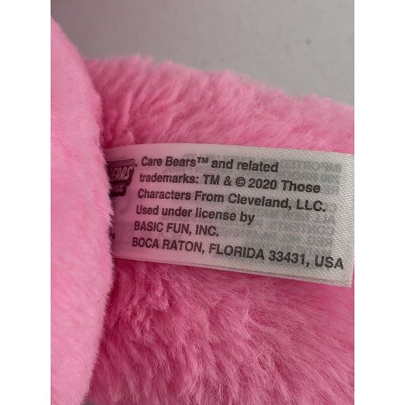 Pink Care Bears Limited Edition 14" CHEER Bear Rainbow Plush 2020 - Picture 7 of 7